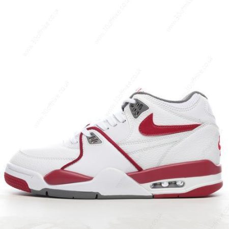 Nike Air Flight Mens and Womens Shoes White Red lhw