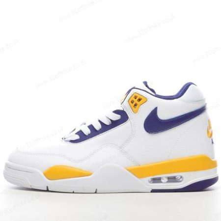 Nike Air Flight Legacy Lakers Home Mens and Womens Shoes Gold Purple White BQ lhw