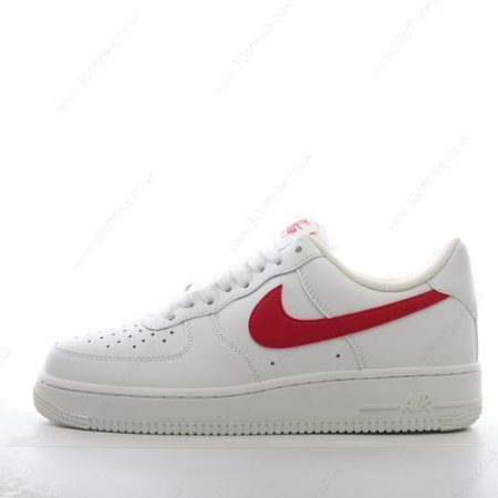 Nike Air Force Low Mens and Womens Shoes White Red AH lhw