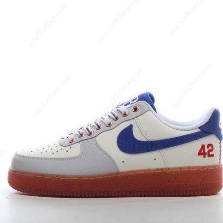 Nike Air Force Low Mens and Womens Shoes White Blue Brown FN lhw