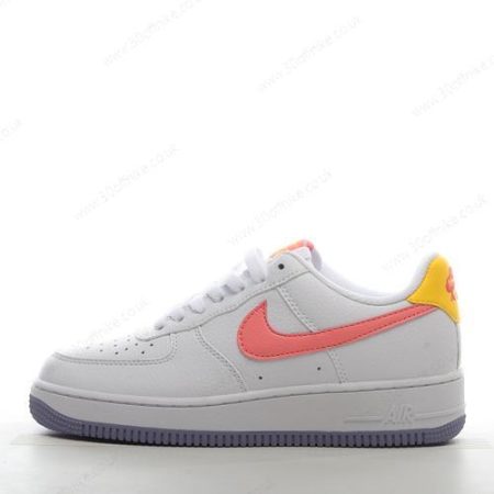Nike Air Force Low Mens and Womens Shoes White Pink Yellow DV lhw