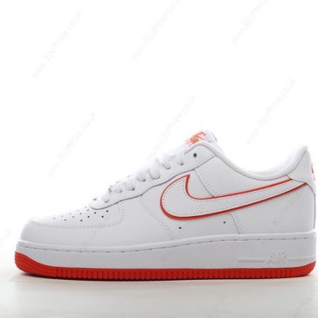 Nike Air Force Low Mens and Womens Shoes White Red DV lhw