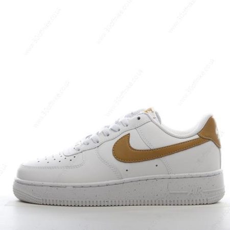 Nike Air Force Low Mens and Womens Shoes White Yellow AQ lhw