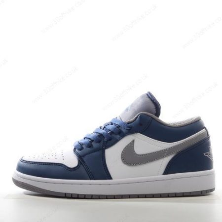 Nike Air Jordan Low Mens and Womens Shoes Blue Grey White lhw