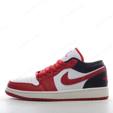 Nike Air Jordan Low Mens and Womens Shoes White Black Red lhw