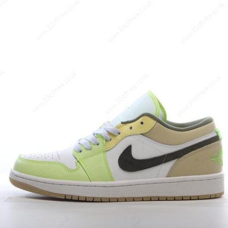 Nike Air Jordan Low Mens and Womens Shoes White Green Gold FD lhw