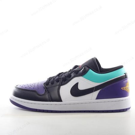 Nike Air Jordan Low Mens and Womens Shoes White Purple Black lhw