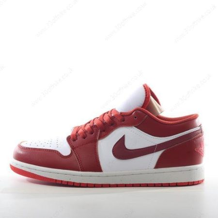 Nike Air Jordan Low Mens and Womens Shoes White Red FJ lhw