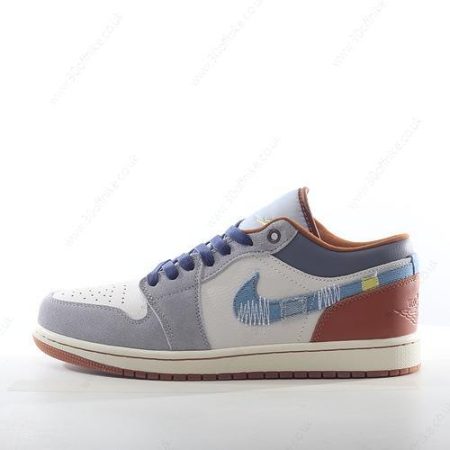 Nike Air Jordan Low SE Mens and Womens Shoes Off White Blue FZ lhw