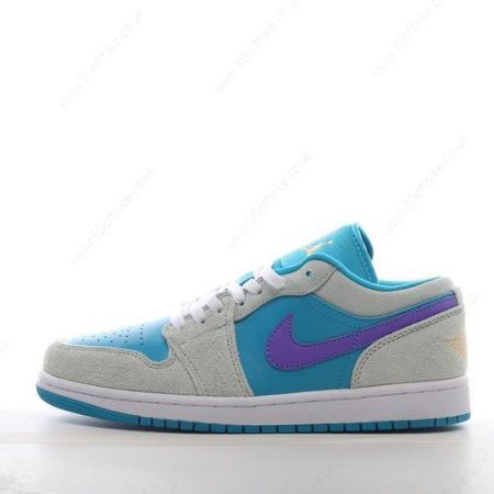 Nike Air Jordan Low SE Mens and Womens Shoes Olive Blue Purple DX lhw