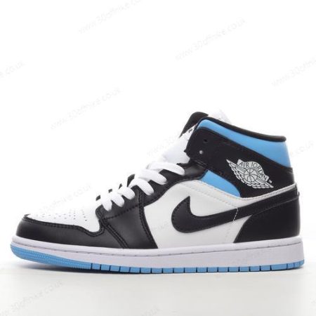 Nike Air Jordan Mid Mens and Womens Shoes Black Blue BQ lhw