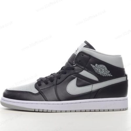 Nike Air Jordan Mid Mens and Womens Shoes Black Grey White BQ lhw