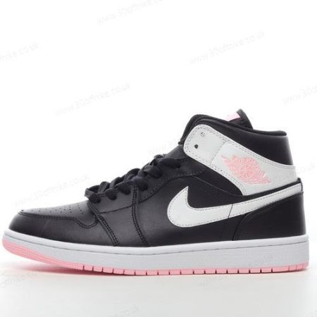 Nike Air Jordan Mid Mens and Womens Shoes Black White Pink lhw