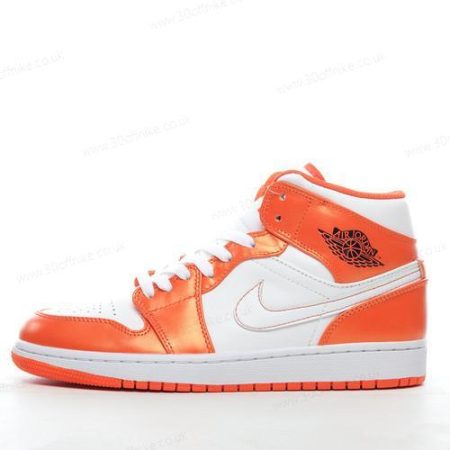 Nike Air Jordan Mid Mens and Womens Shoes Orange White DM lhw