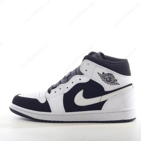 Nike Air Jordan Mid Mens and Womens Shoes White Black lhw