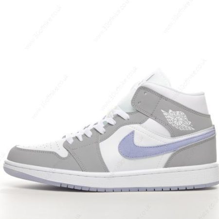 Nike Air Jordan Mid Mens and Womens Shoes White Grey BQ lhw