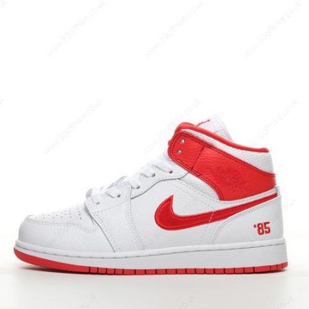 Nike Air Jordan Mid Mens and Womens Shoes White Red DR lhw