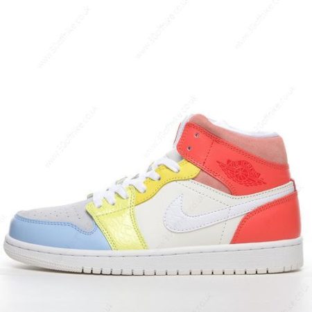 Nike Air Jordan Mid Mens and Womens Shoes White Yellow Red Blue DJ lhw
