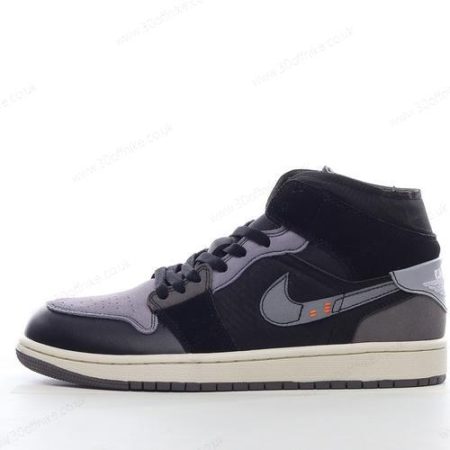 Nike Air Jordan Mid SE Mens and Womens Shoes Black Grey DV lhw