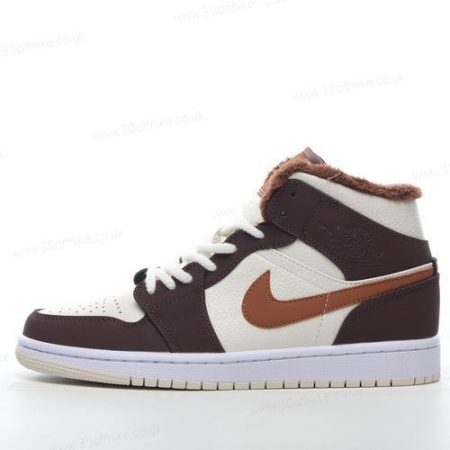 Nike Air Jordan Mid SE Mens and Womens Shoes Brown White DO lhw