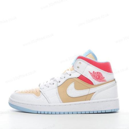 Nike Air Jordan Mid SE Mens and Womens Shoes White Red Blue CZ lhw