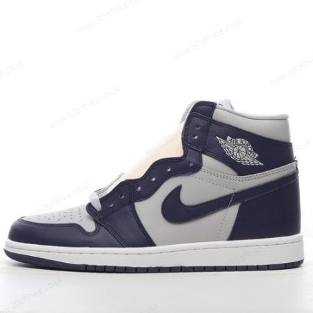 Nike Air Jordan Retro High Mens and Womens Shoes Blue Grey BQ lhw