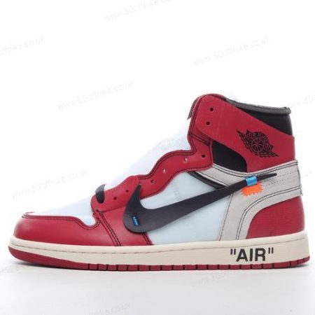 Nike Air Jordan Retro High Mens and Womens Shoes Black White Red AA lhw