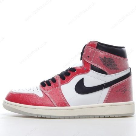 Nike Air Jordan Retro High Mens and Womens Shoes Black White Red DA lhw