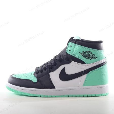 Nike Air Jordan Retro High Mens and Womens Shoes Green Black S lhw