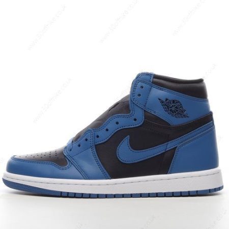 Nike Air Jordan Retro High OG Mens and Womens Shoes Dark Blue Black lhw