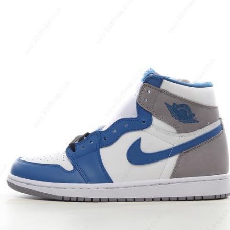Nike Air Jordan Retro High OG Mens and Womens Shoes Grey White Blue FD lhw