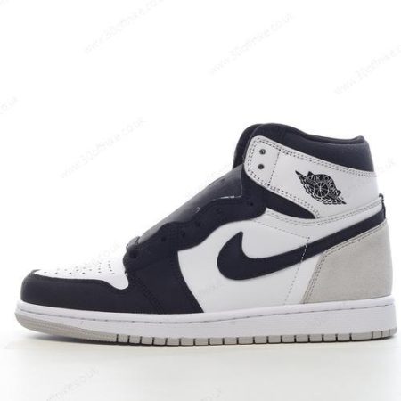 Nike Air Jordan Retro High OG Mens and Womens Shoes White Black Grey lhw