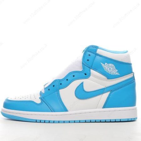 Nike Air Jordan Retro High OG Mens and Womens Shoes White Blue lhw