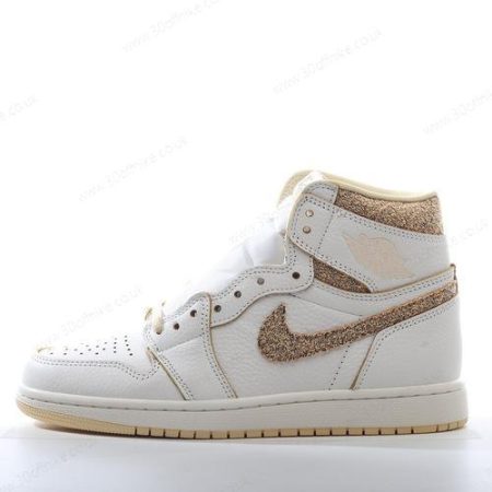 Nike Air Jordan Retro High OG Mens and Womens Shoes White Light Brown FD lhw