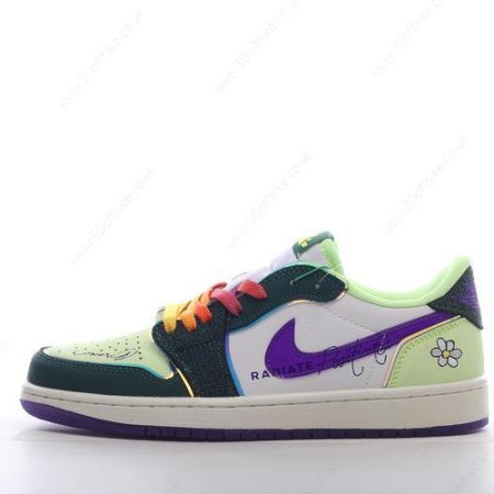 Nike Air Jordan Retro Low OG Mens and Womens Shoes Green Purple White FD lhw