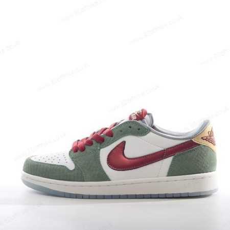 Nike Air Jordan Retro Low OG Mens and Womens Shoes Green White Red FN lhw
