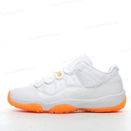 Nike Air Jordan Mid Mens and Womens Shoes White Orange AH lhw