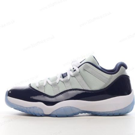 Nike Air Jordan Retro Low Mens and Womens Shoes Grey White Navy lhw