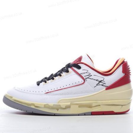 Nike Air Jordan Retro Low SP x Off White Mens and Womens Shoes White Red Grey DJ lhw