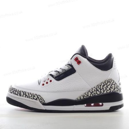 Nike Air Jordan Retro Mens and Womens Shoes White Black Grey lhw