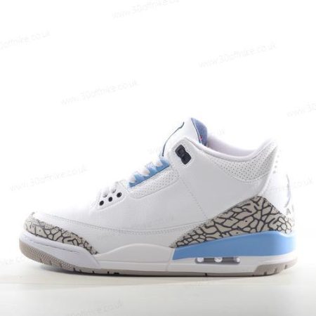 Nike Air Jordan Retro Mens and Womens Shoes White Blue Grey CT lhw