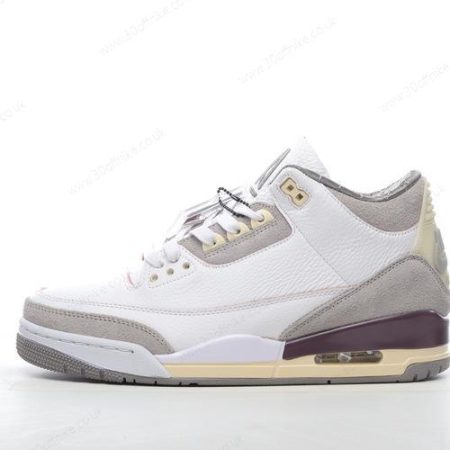 Nike Air Jordan Retro Mens and Womens Shoes White Grey Brown lhw