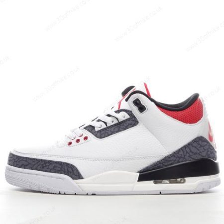 Nike Air Jordan Retro Mens and Womens Shoes White Red Black CZ lhw