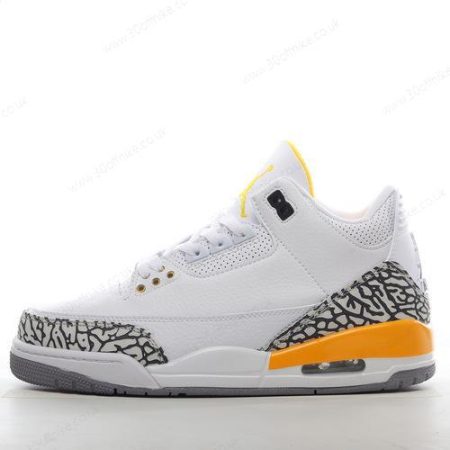 Nike Air Jordan Retro Mens and Womens Shoes White Yellow CK lhw