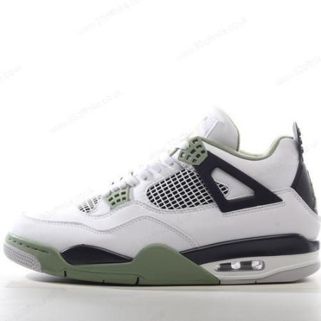 Nike Air Jordan Retro Mens and Womens Shoes White Black Green AQ lhw