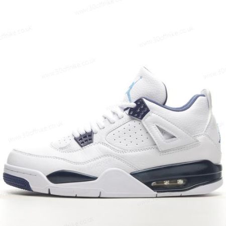 Nike Air Jordan Retro Mens and Womens Shoes White Blue lhw