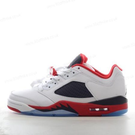 Nike Air Jordan Retro Mens and Womens Shoes White Black Red lhw