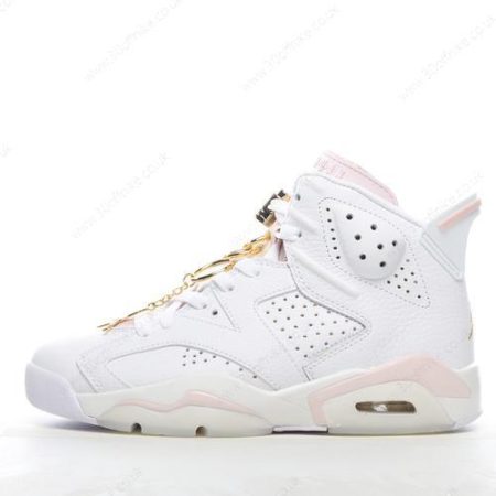 Nike Air Jordan Retro Mens and Womens Shoes Glod Pink White DH lhw