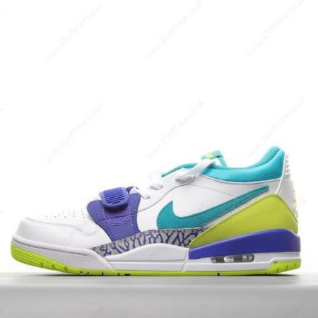 Nike Air Jordan Legacy Low Mens and Womens Shoes Green Blue White CD lhw