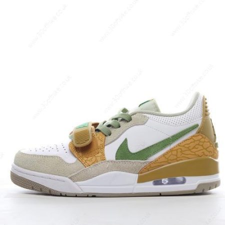 Nike Air Jordan Legacy Low Mens and Womens Shoes Green White Orange DX lhw